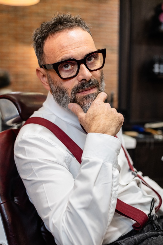 Massimo Giorgi, maestro barbiere a Men's Barber
